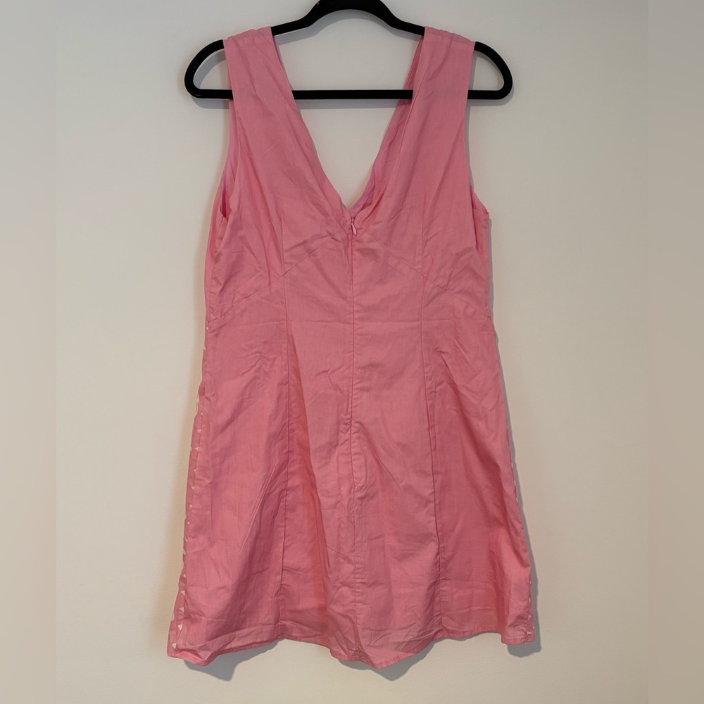 Pearl + Sea Pink Summer Mini Dress Shells Starfish Beach Vacation - Size 10 NWT - Picture 6 of 7